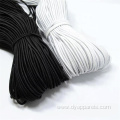 4mm Round Elastic Cord Black Braided Bungee Cord